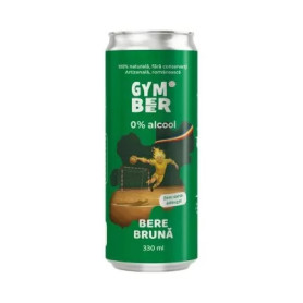 Bere bruna, 0% alcool, Gym Beer 330ml - Rayam Romania