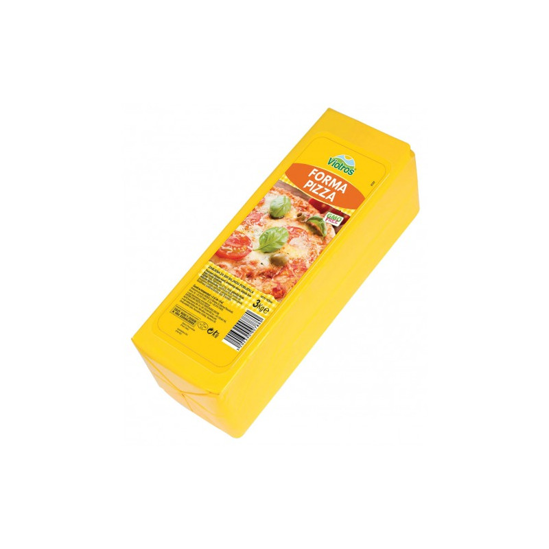 Cascaval Pizza Club, Specialitate pe Baza de Grasimi si Uleiuri Vegetale, 2.5kg - Viotros