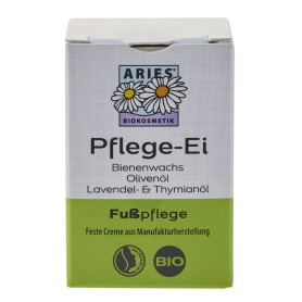 Crema solida pentru picioare cu ulei de masline, ceara de albine, ulei de lavanda si cimbru ecologic 50g - Aries