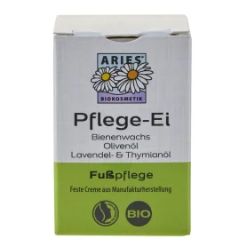 Crema solida pentru picioare cu ulei de masline, ceara de albine, ulei de lavanda si cimbru ecologic 50g - Aries