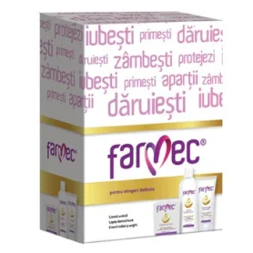 Pachet Crema de maini si unghii 100ml + Crema antirid 50ml + Lapte demachiant 150ml - Farmec