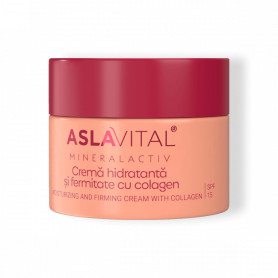 Aslavital MineralActiv crema hidratanta si fermitate cu colagen SPF 15, 50ml - Farmec - Gerovital