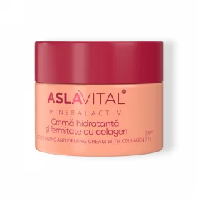 Aslavital MineralActiv crema hidratanta si fermitate cu colagen SPF 15, 50ml - Farmec - Gerovital