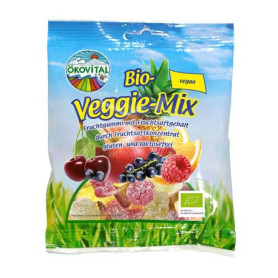 Jeleuri din fructe si legume bio fara gluten si lactoza 80g - Okovital