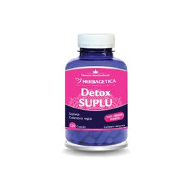 Detox Suplu 120 capsule - Herbagetica