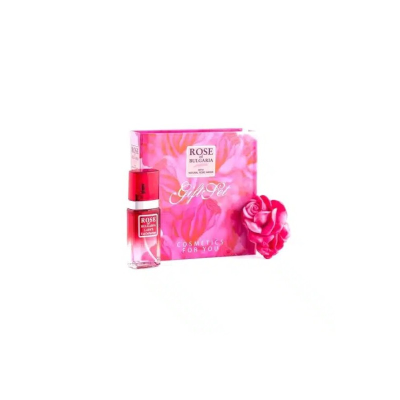 Set Cadou Trandafir Parfum 25ml si Sapun 40g - Biofresh