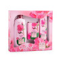 Set cadou trandafir, femei, cu gel de dus, sapun si crema maini, - Biofresh