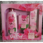 Set cadou trandafir, femei, cu gel de dus, sapun si crema maini, - Biofresh