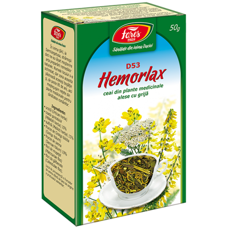 Ceai Hemorlax (antihemoroidal) - D53 - 50g - Fares