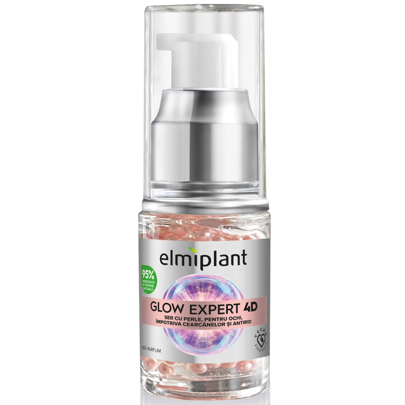 Ser cu perle pentru ochi antirid Glow Expert 4D 15ml - Elmiplant