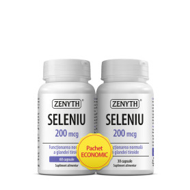 Pachet Seleniu 200 mcg capsule 60 + 30 cps - Zenyth