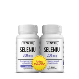 Pachet Seleniu 200 mcg capsule 60 + 30 cps - Zenyth