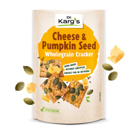 Snack din cereale integrale cu branza si seminte de dovleac 110g - Dr. Karg's