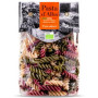 Paste tricolore fusilli din grau dur, spanac si sfecla rosie, eco-bio, 250g - Pasta d'Alba