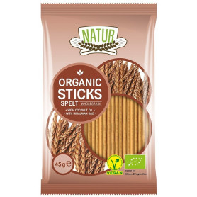 Natur Sticksuri din faina de grau Spelta, eco-bio, 45g - Natur