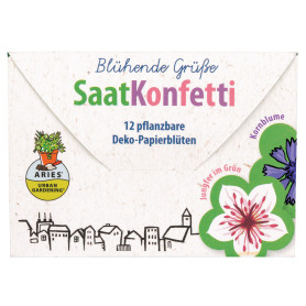Confetti cu seminte de flori decorative, eco-bio, 12 bucati - Aries