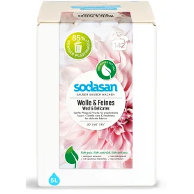 Detergent lichid pentru rufe delicate, lana si matase, eco-bio, 5 L - Sodasan