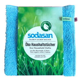 Prosop ecologic din bumbac, 2 bucati, Sodasan