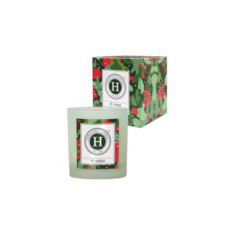 Lumanare parfumata cu Ceai Verde, eco-bio, 200 g - Classic Himalaya
