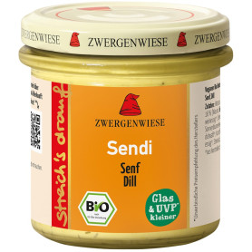 Crema tartinabila vegetala cu mustar si marar, eco-bio, 160 g - Zwergenwiese
