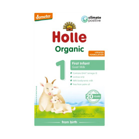 Lapte praf de capra pentru sugari, Formula 1, eco-bio, 400 g - Holle