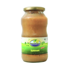 Piure de mere neindulcit, eco-bio, 700 g - Marschland