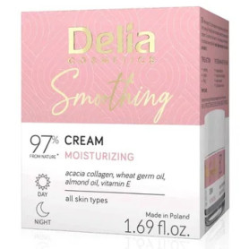 Crema hidratanta de zi si noapte, Smoothing, 50 ml, Delia Cosmetics