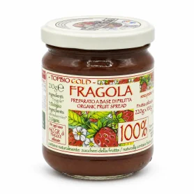 Gem de capsuni 100 %, fara zahar, eco-bio, 210 g, Deco Italia