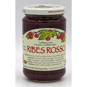Gem artizanal de coacaze rosii, eco-bio, 330 g - Deco Italia