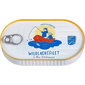 File de somon salbatic in sos de rosii cu chili, eco-bio, 200 g - Hein Graetje