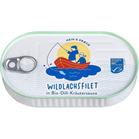 File de somon salbatic in sos de marar si ierburi, 200 g - Hein Graetje