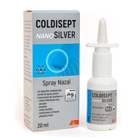 Spray Nazal, Coldisept NanoSilver, 20 ml - Alpen Pharma