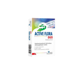 Active Flora Duo, probiotice pentru digestie, 10 capsule, Alpen Pharma