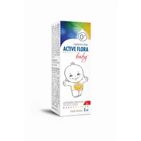 Active Flora Baby+ picaturi, probiotice pentru copii, 5 ml, Alpen Pharma