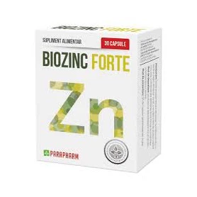 BioZinc Forte 25 mg, 30 capsule - Parapharm