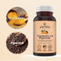 Turmeric cu Piperina, 600 mg, 60 capsule vegetale - Faunus Plant