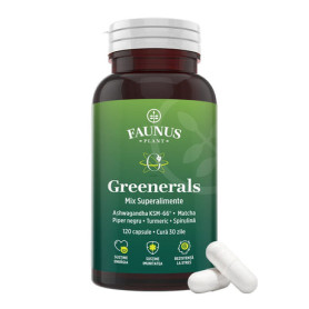 Greenerals, superalimente naturale, 120 capsule - Faunus Plant