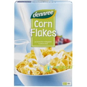 Fulgi de porumb neindulciti, fara gluten, eco-bio, 375 g - Dennree
