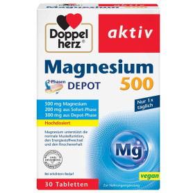 Magneziu 500mg, 30 comprimate - Doppelherz