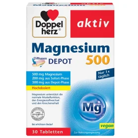 Magneziu 500mg, 30 comprimate - Doppelherz