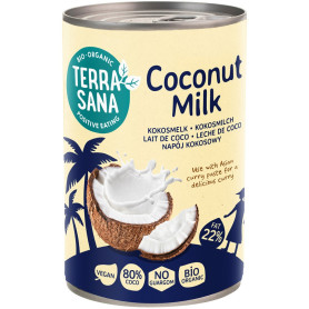 Bautura vegetala de cocos 80%, eco-bio, 400 ml - Terrasana