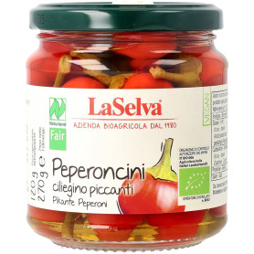 Ardei rosii iuti, eco-bio, 270 g - LaSelva