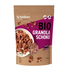 Granola cu ciocolata, fara gluten, eco-bio, 325 g - Schnitzer