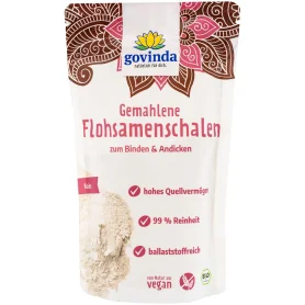 Tarate de psyllium macinate, eco-bio, 170 g - Govinda
