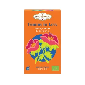 Ceai Move On - Tummy in Love cu Anason, Fenicul si Oregano, eco-bio, 16 plicuri - Shotimaa