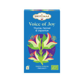 Ceai Project - Voice of Joy cu chimen, fenicul si lemn dulce, eco-bio, 16 plicuri - Shotimaa
