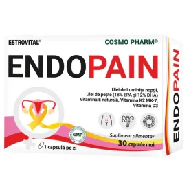 ESTROVITAL ENDOPAIN, sustinerea sanatatii feminine, 30 capsule - Cosmo Pharm