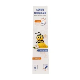 Conuri auriculare pentru copii, 2 bucati - Pharmaherbal