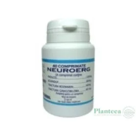 NEUROERG, sustinerea sanatatii sistemului nervos, 40 comprimate - Pontica - Elidor