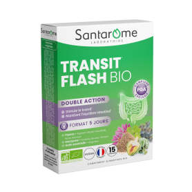 Tranzit flash, eco-bio, 15 comprimate, Santarome